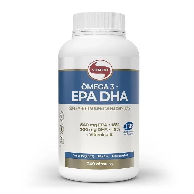 Omega 3 Epa E Dha Vitafor 240 Cápsulas 1000mg Mednutri Store Distribuidora de produtos alimentação formulas infantis Belem PA 01